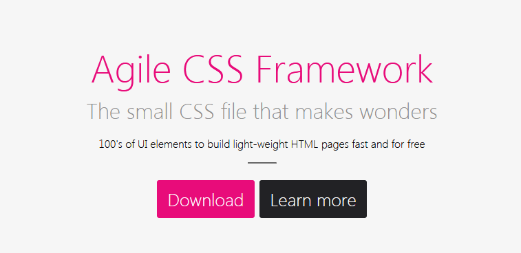 agile-css-framework